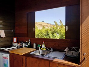 Bungalow, 1 Bedroom, Patio, Garden View | Private kitchen - 'silves' Cabin-cato Preto-adults-only Guesthouse (Silves)