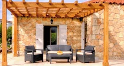 Beautiful 2-bedroom all stone villa in charming Vatsa Bay, Kefalonia Greece