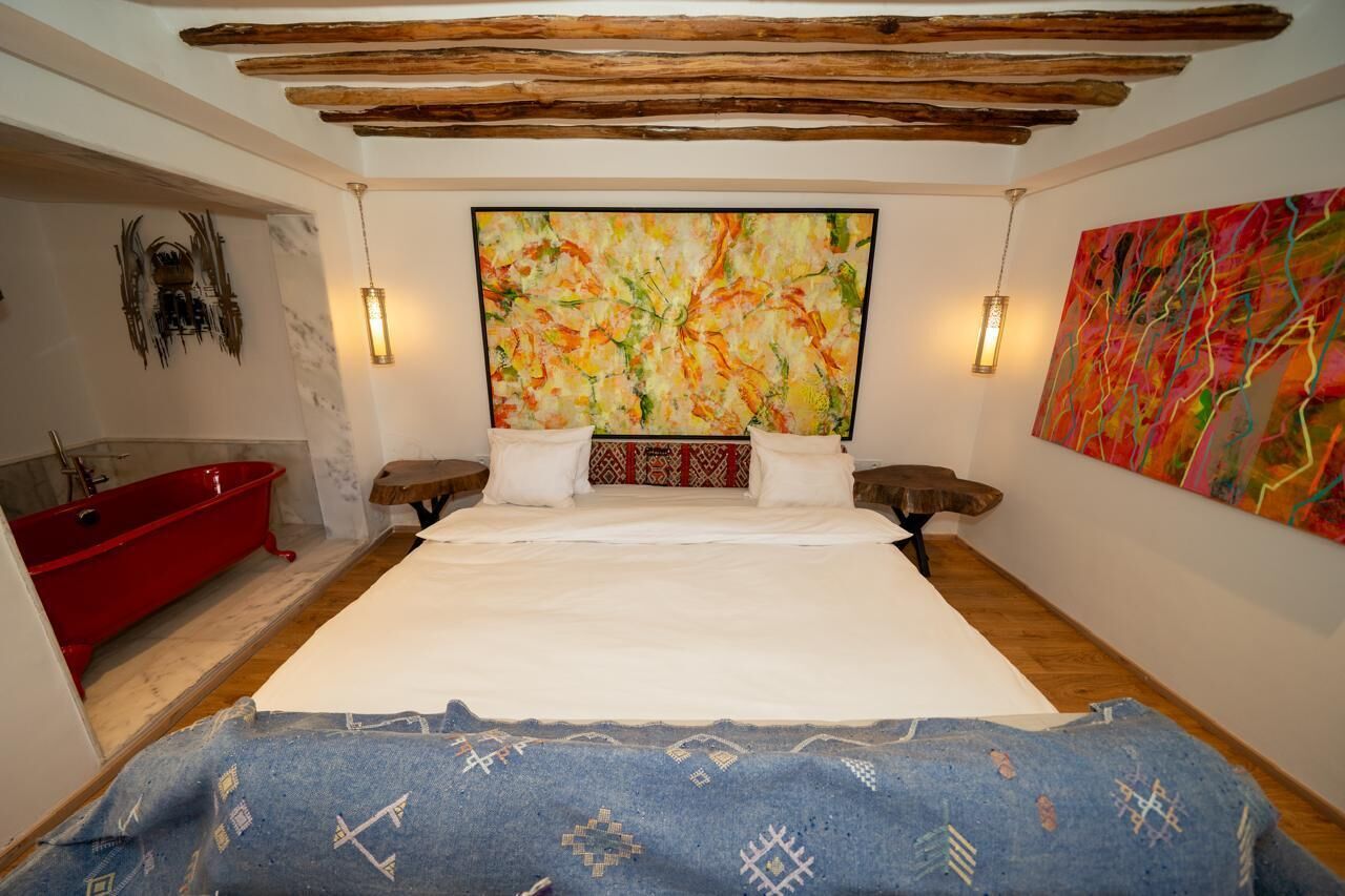 Junior Suite, Mountain View | In-room safe, desk, laptop workspace, iron/ironing board