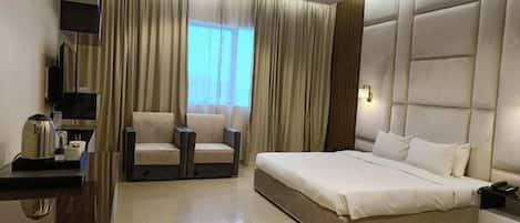 Sábanas de algodón egipcio, ropa de cama de alta calidad y minibar