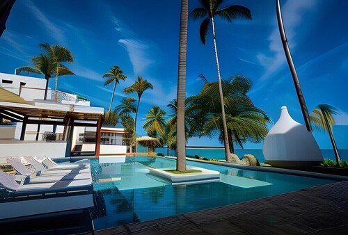 Award-Winning Beachfront Resort Penthouse | Pools, Dining & Kite Beach