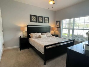 4 bedrooms, desk, iron/ironing board, travel cot - Storey Lake 4BR Retreat, Private Pool, Sleeps 10 (Kissimmee)