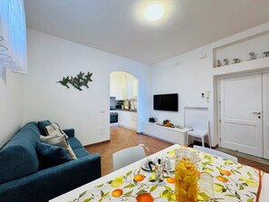 Apartment, Partial Sea View | Living area - YourHome - Purtual House (Piano di Sorrento)
