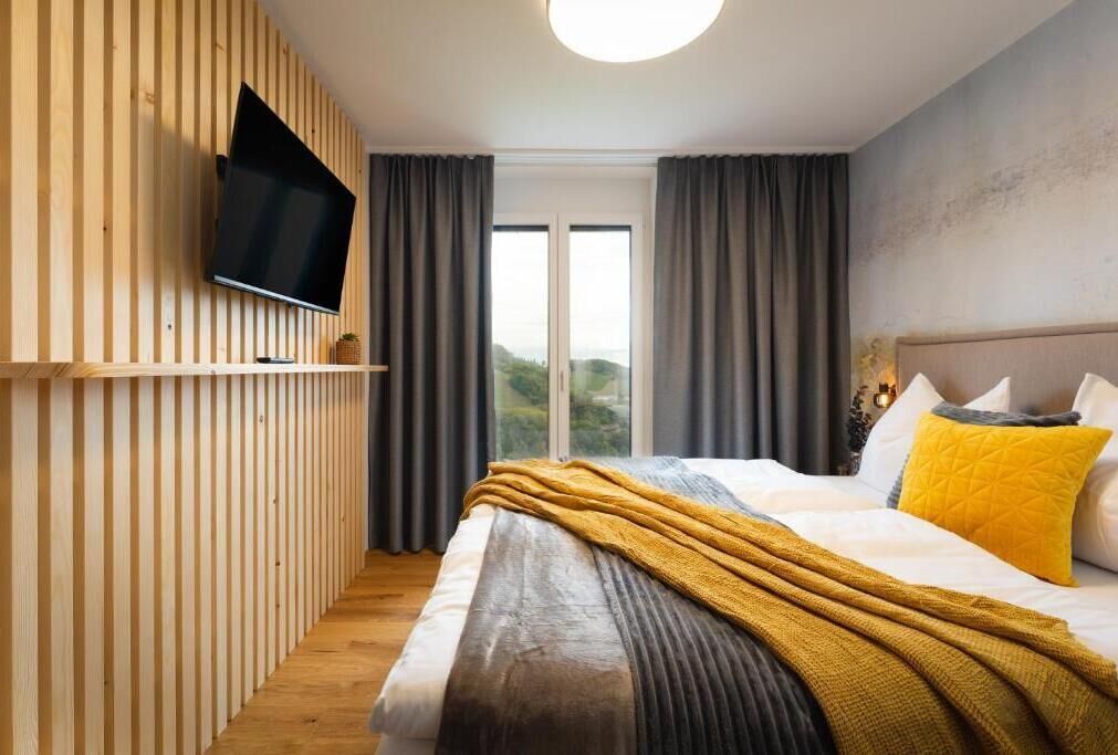 Phòng Suite dành cho gia đình, ban công, quang cảnh vườn nho