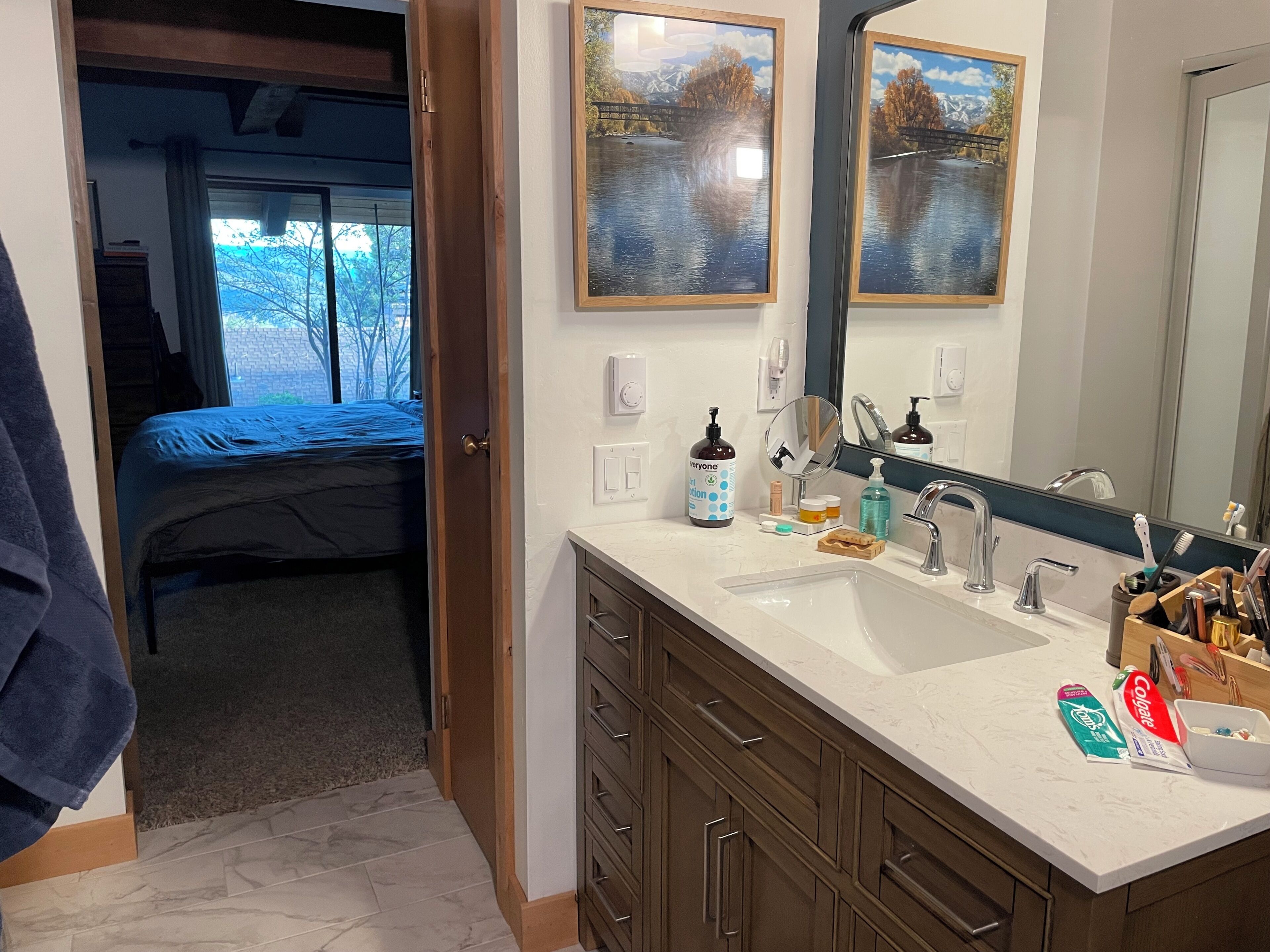 Towels, toilet paper
