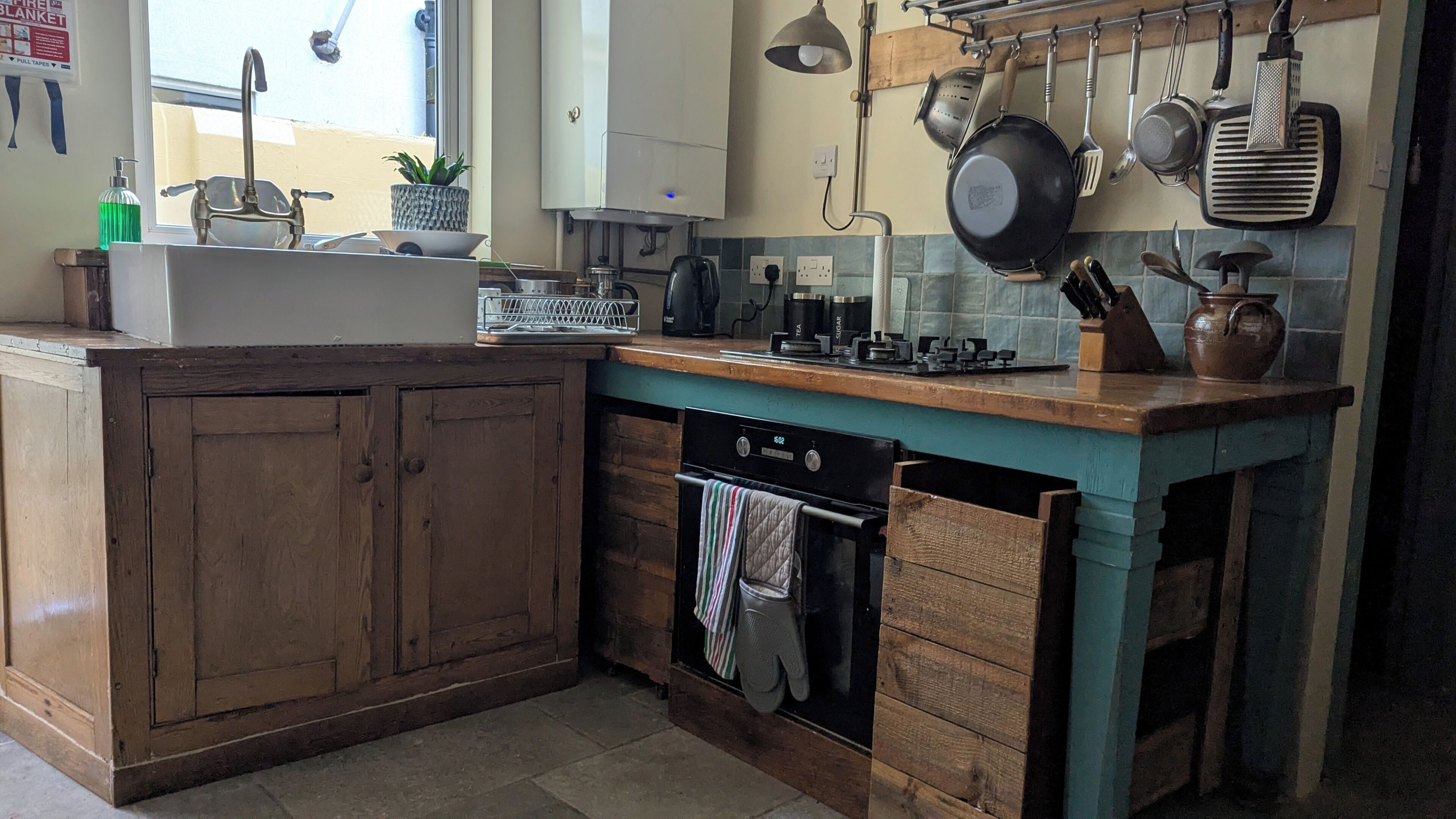 Microwave, oven, stovetop
