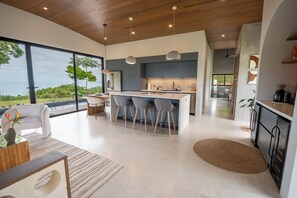 Private kitchen - Modern adults-only villa with private plunge pool and panoramic ocean-to-mountain views. (Manuel Antonio)