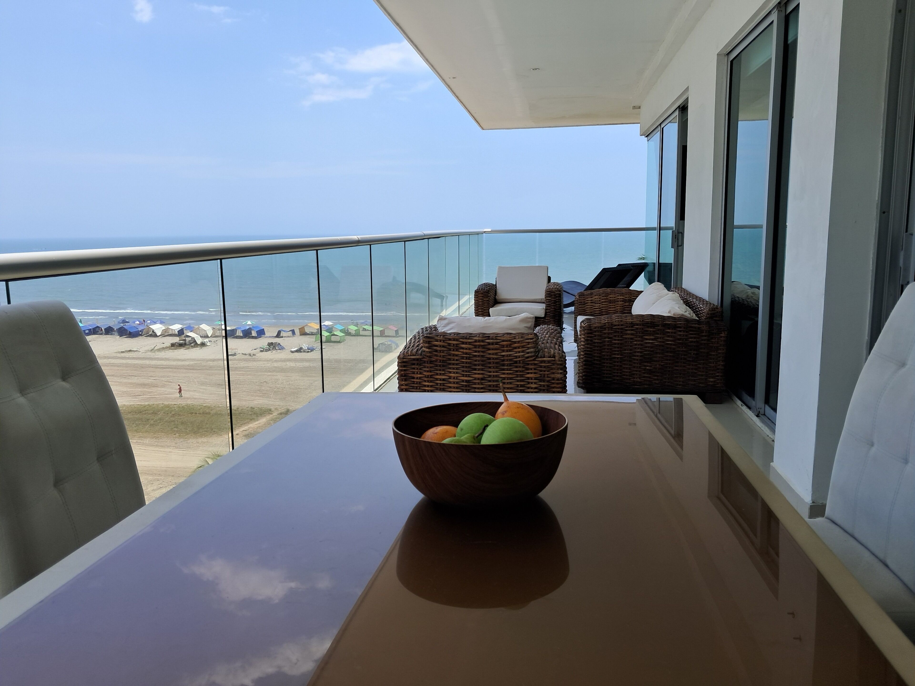 Appartement Deluxe, balcon, vue plage | Enceinte de l’hébergement