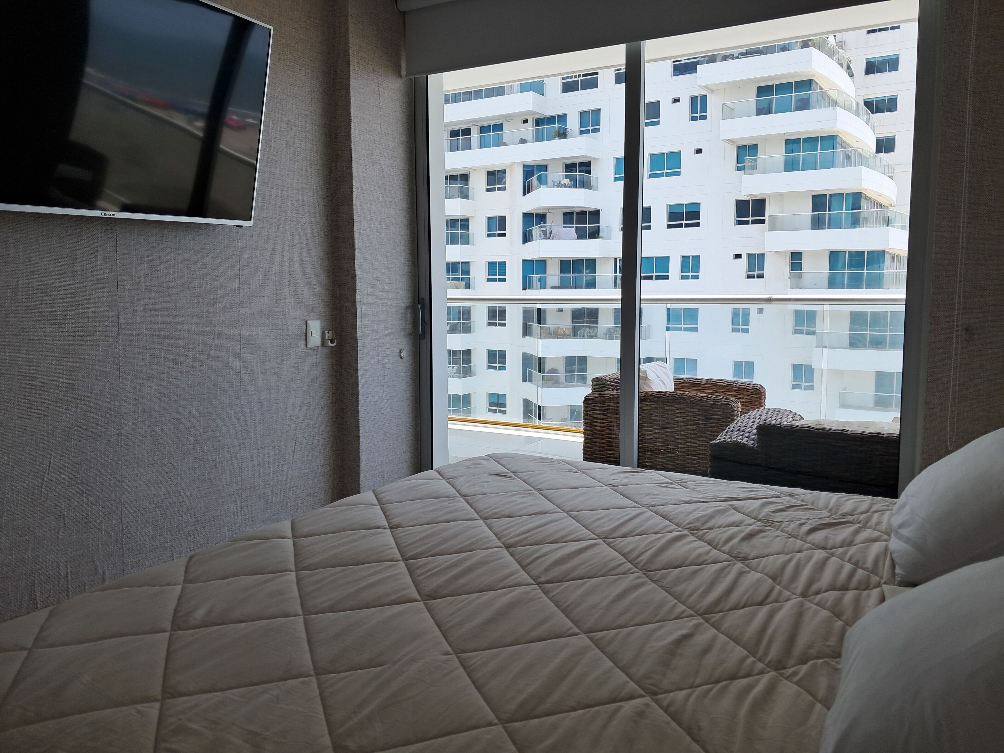 Appartement Deluxe, balcon, vue plage | Rideaux occultants, Wi-Fi gratuit
