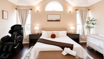 6 chambres, fer et planche à repasser, lit parapluie, Wi-Fi gratuit
