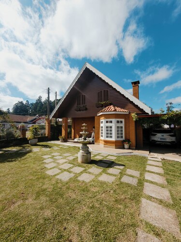 Swiss Chalet style house