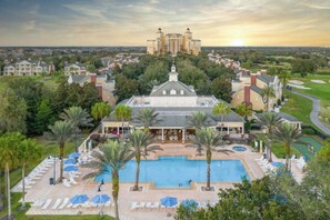 Exterior - Sleek 3-Bed Oasis in Reunion with Golf view (Kissimmee)