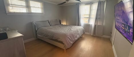 3 chambres, fer et planche Ă repasser, Wi-Fi, draps fournis