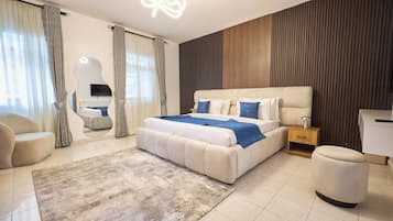 Appartement Premium, 3 chambres, balcon, vue lagon