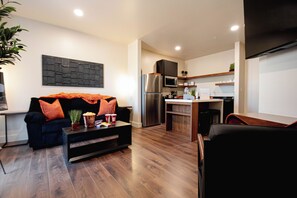 Living area - Brayden Tower Suite #10 with Balcony (Lawton)