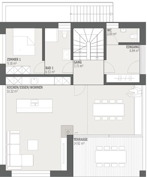 Floor plan - Ferienhaus Catrinchen (Mellau)