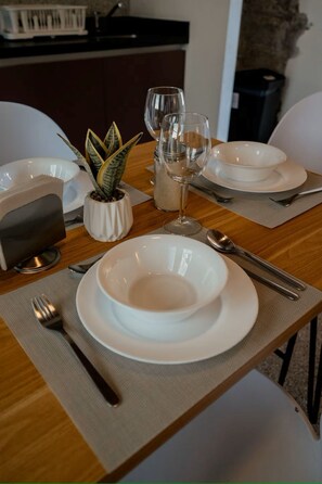 Dining - Loft histórico con balcón y terraza común #110 (Heroica Puebla de Zaragoza)