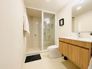 Bathroom - Loft histórico con balcones y terraza común #112 (Heroica Puebla de Zaragoza)