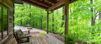 Solitude - Secluded Lake Cabin, Romantic with Hot Tub, Fireplace & Fishing
