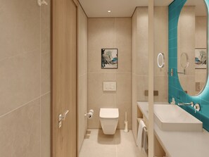 Habitación familiar, 2 habitaciones (Swim Up Pool, Ultra All Inc) | Baño