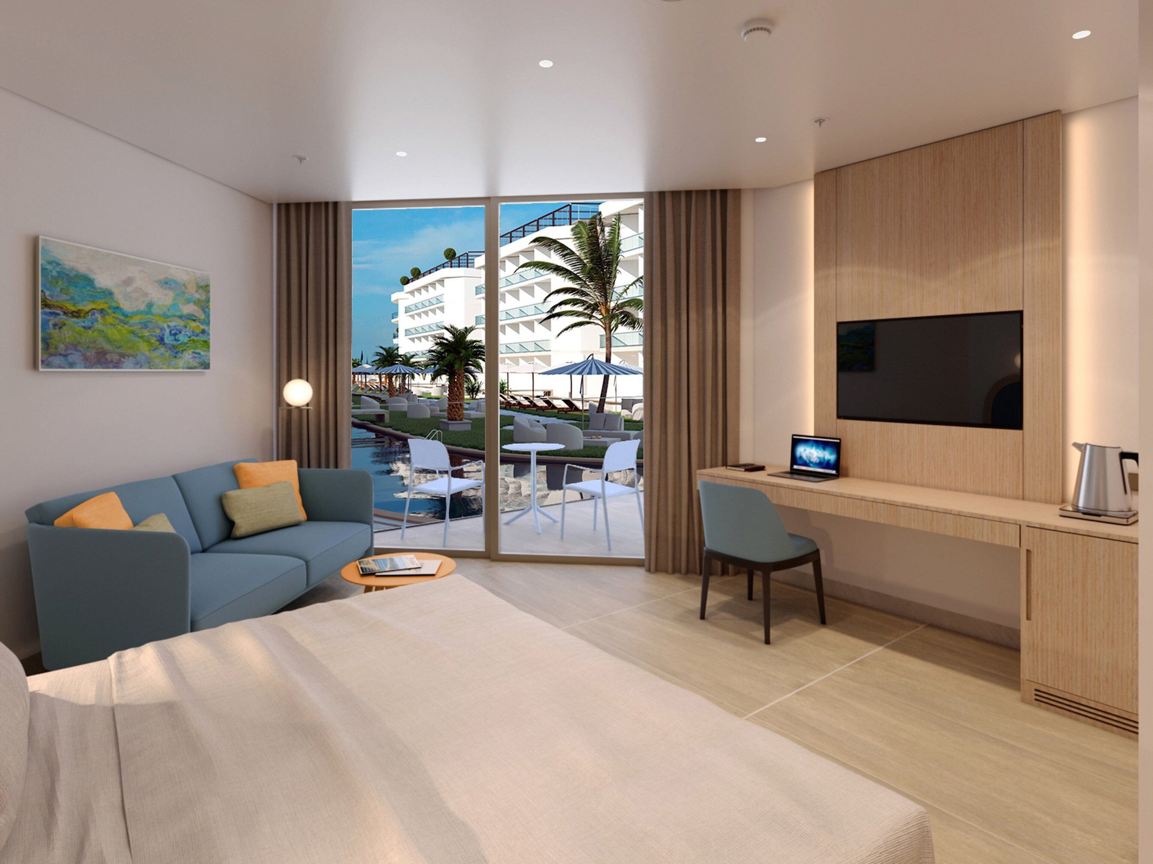 Habitación Premium, 1 cama de matrimonio grande, vistas a la piscina (Swim Up Pool, Ultra All Inc)