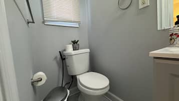 Towels, soap, toilet paper