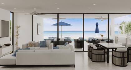New BEACHFRONT Aqua Blu Villa-4 King Bdrm/6 Bath-Oceanfront bliss-up to 8 guests