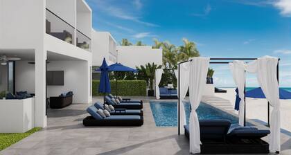 New BEACHFRONT Aqua Blu Villa-4 King Bdrm/6 Bath-Oceanfront bliss-up to 8 guests
