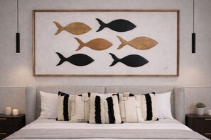 Deluxe Apartment, 1 Bedroom, Garden View | In-room safe, laptop workspace, blackout drapes, iron/ironing board