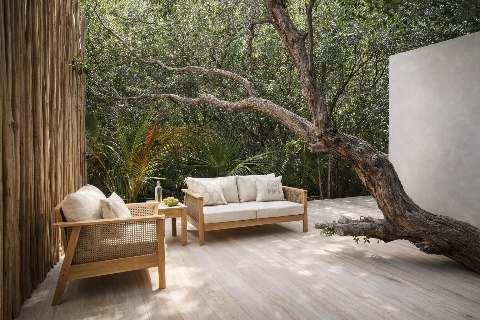 Deluxe Apartment, 1 Bedroom, Garden View | Terrace/patio
