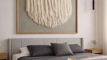 Luksushuoneisto, parveke, näköala puutarhaan