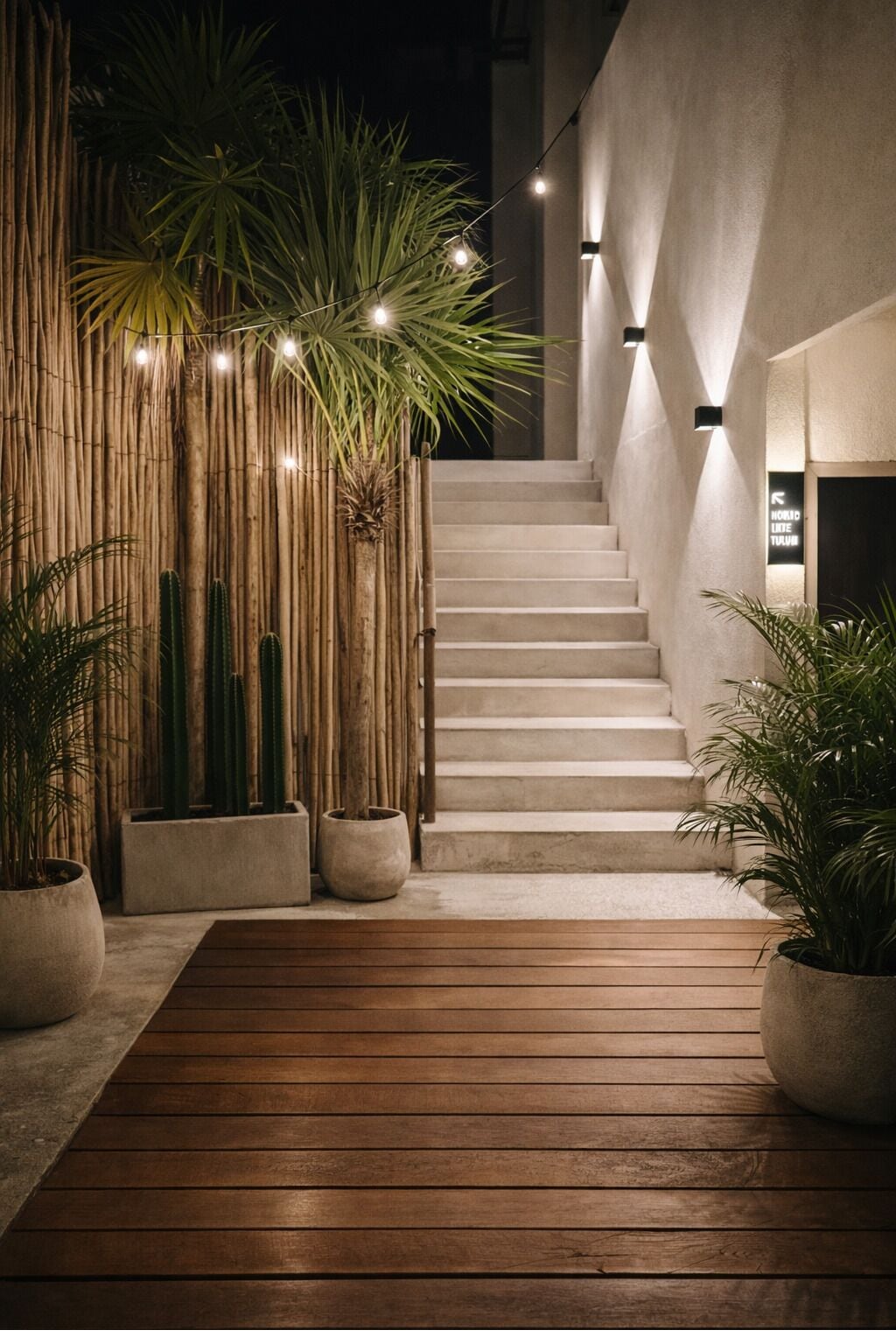 Luxury-Apartment, Balkon, Gartenblick | Unterkunftsgelände