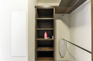 Comfort Suite, Balcony, City View | Wardrobe