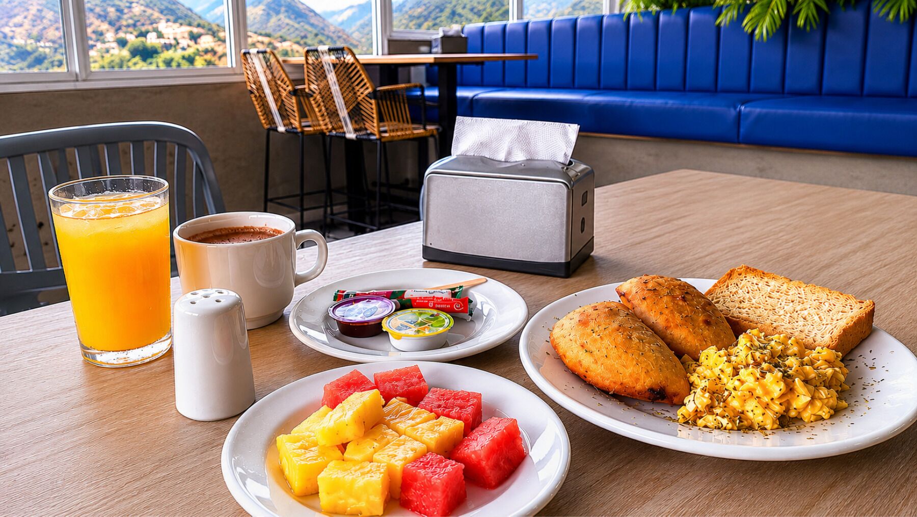 Desayuno de cocina local incluido todos los días