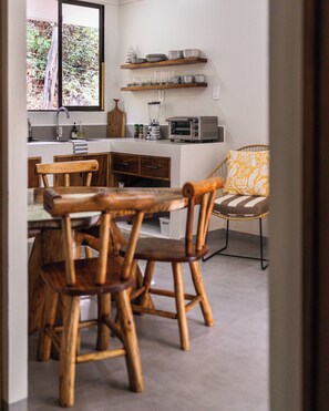 Bungalow, 2 Bedrooms, Patio, Garden View | Dining room - Family Jungle Stay, Minutes to Playa Conchal (Cabo Velas)