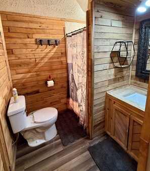 Bathroom - Robin’s Roost Cabin @ Current River/Jacks Fork River (Summersville)