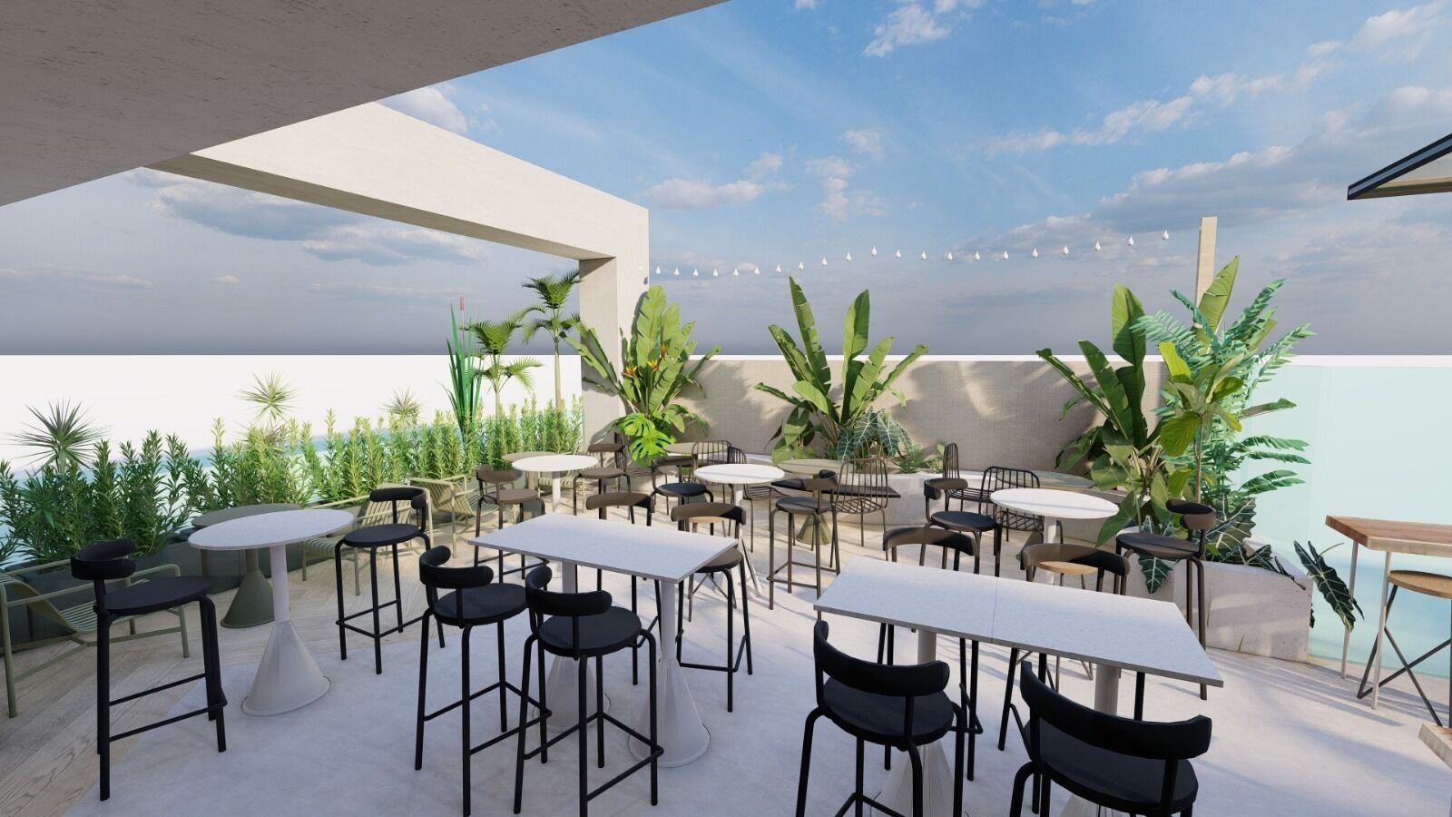 Rooftop terrace