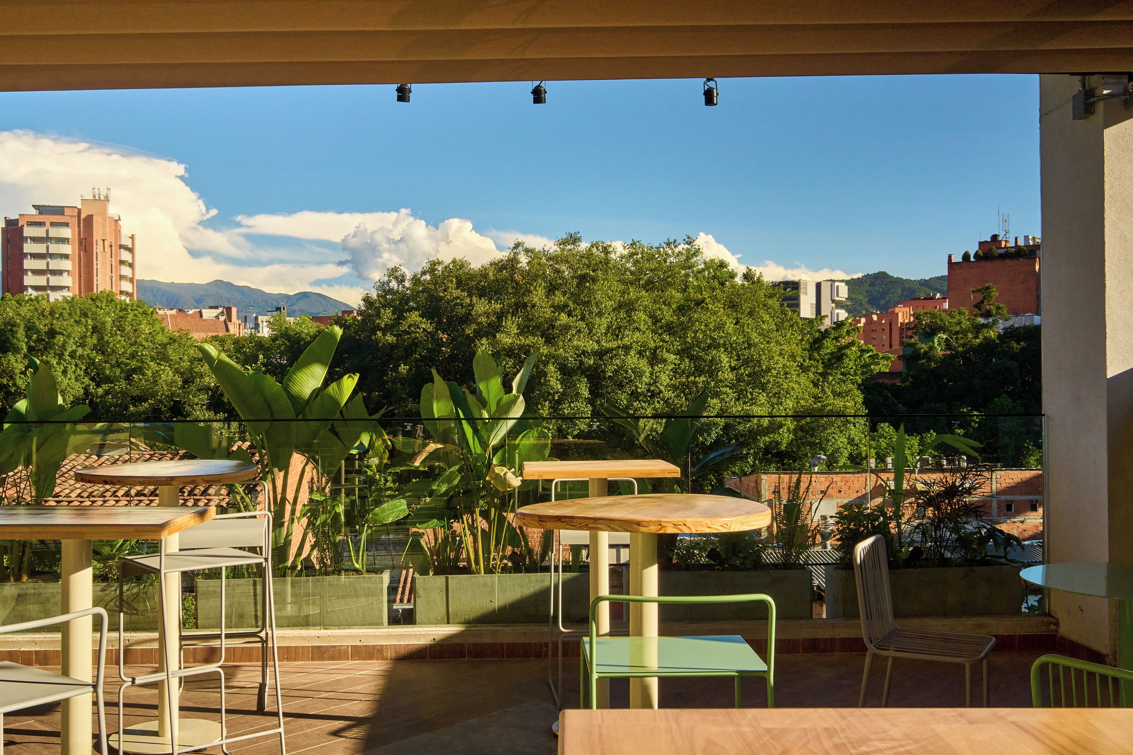 Terrasse sur le toit