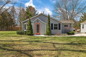 Exterior - Moose and Squirrel Lodge Near Lake Michigan, Fenced Yard, Patio & Fire Pit (Muskegon)