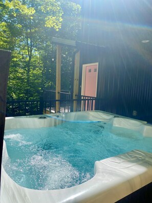 Idromassaggio all'aperto