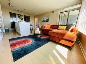 Deluxe Suite, Balcony, City View | Living area - Lakefront Boutique Stay (Toronto)