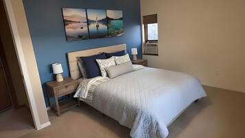 4 habitaciones, tabla de planchar con plancha, cuna de viaje y wifi