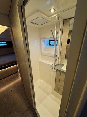 Towels, soap, toilet paper