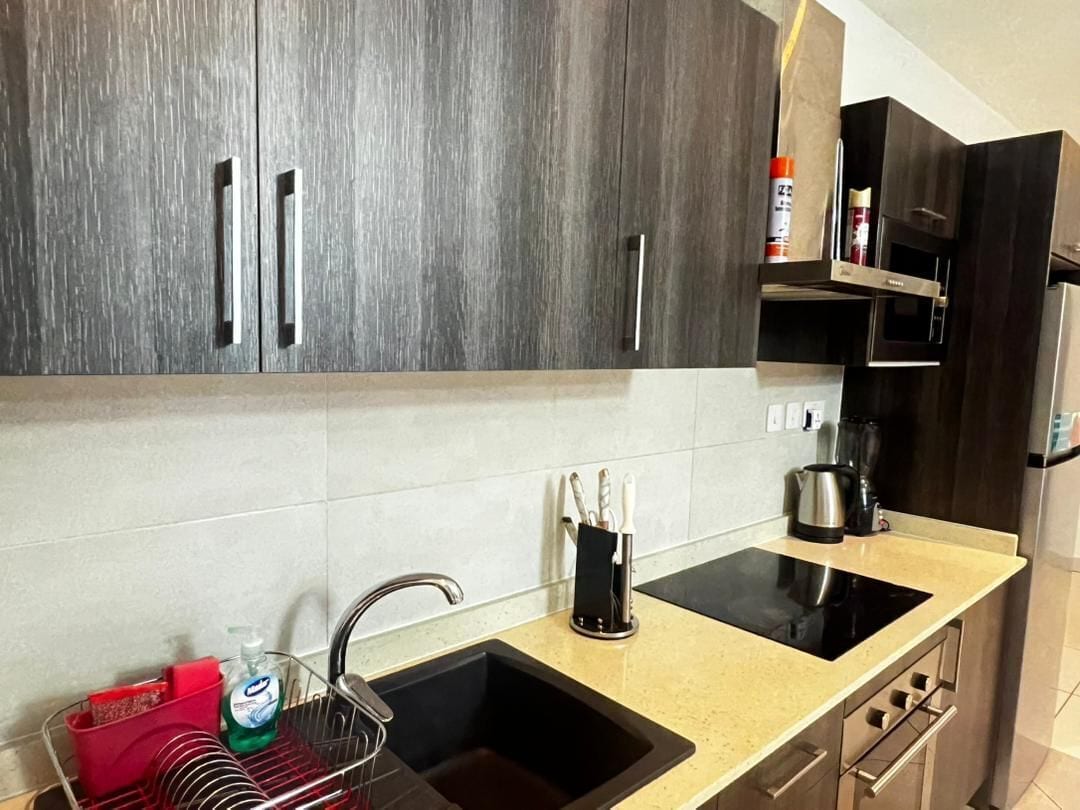 Comfort Apartment, 2 Bedrooms, Garden View | Private kitchen