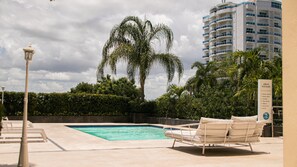 Pool - 2-bedroom condo in lovely Playa Juan Dolio with AC and fitness room (Playa Juan Dolio)