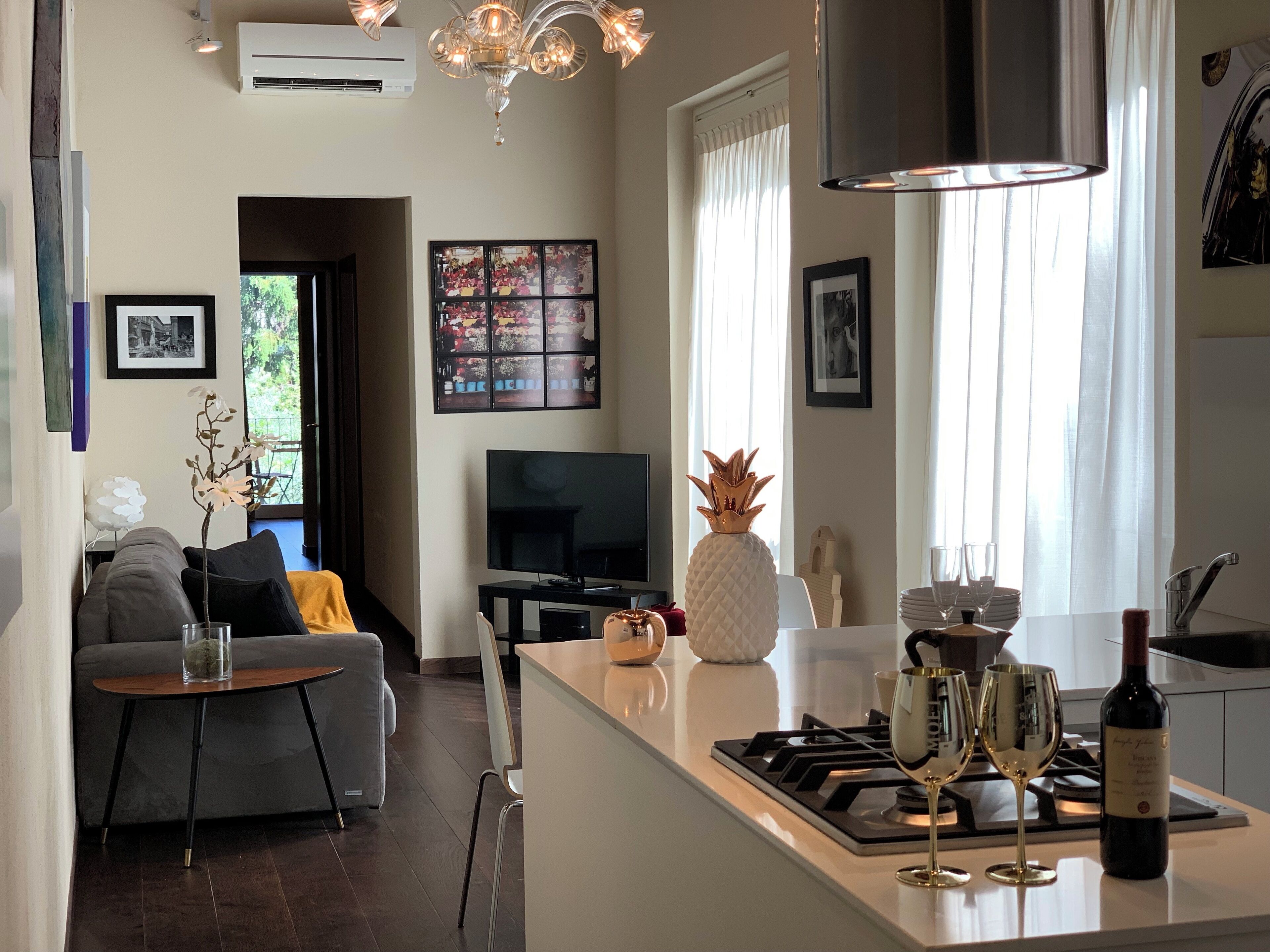 Standard Apartment, 2 Bedrooms (Giallo di Napoli) | Private kitchen | Fridge, microwave, stovetop, dishwasher