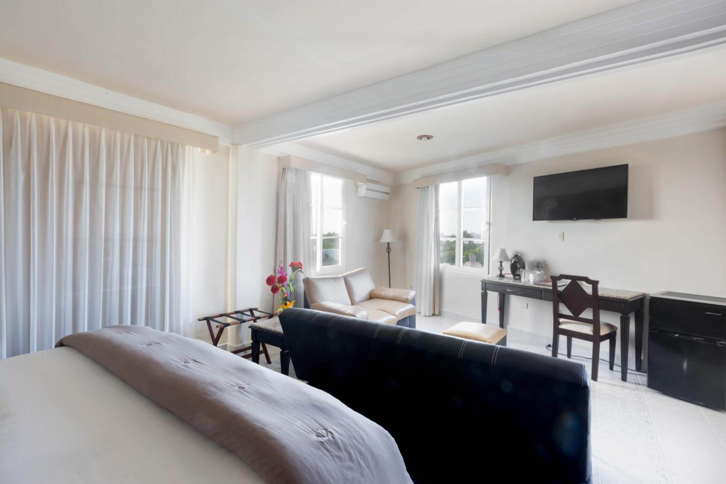 premium bedding, in-room safe, desk, iron/ironing board