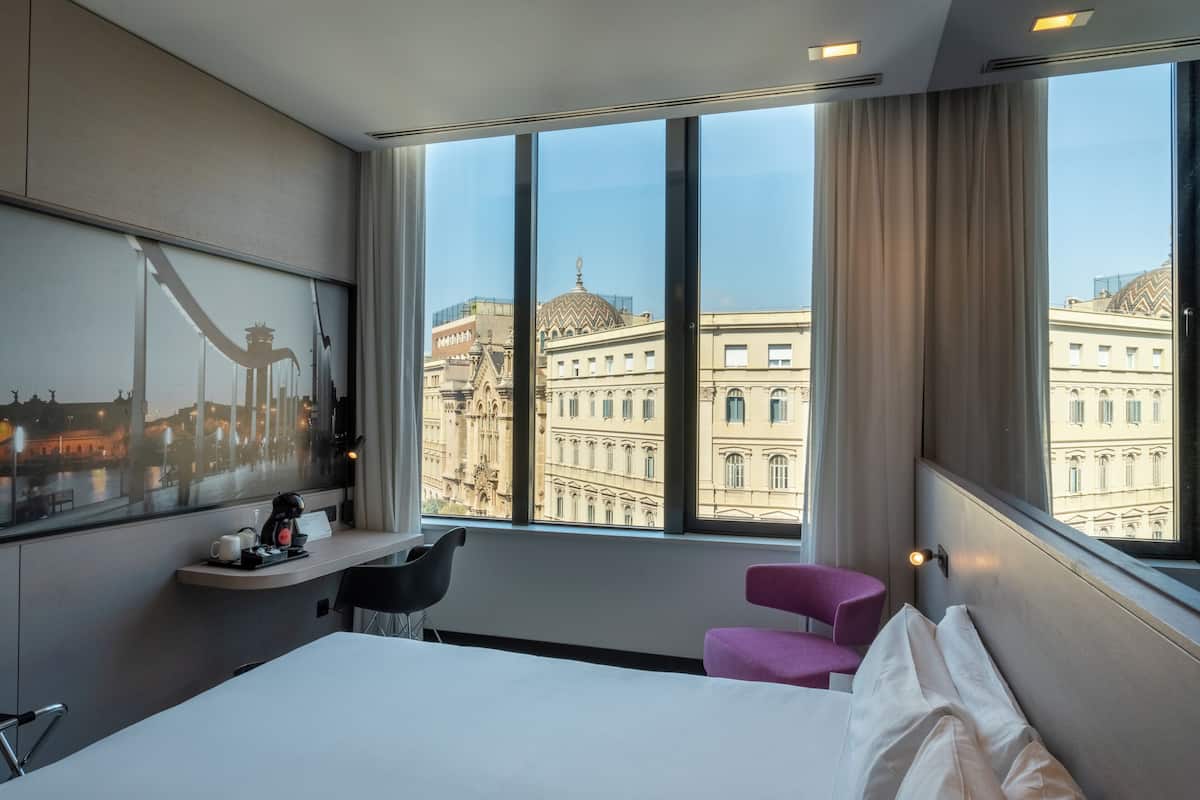 Minibar, in-room safe, desk, blackout curtains