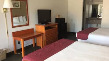 Premium bedding, desk, soundproofing, iron/ironing board