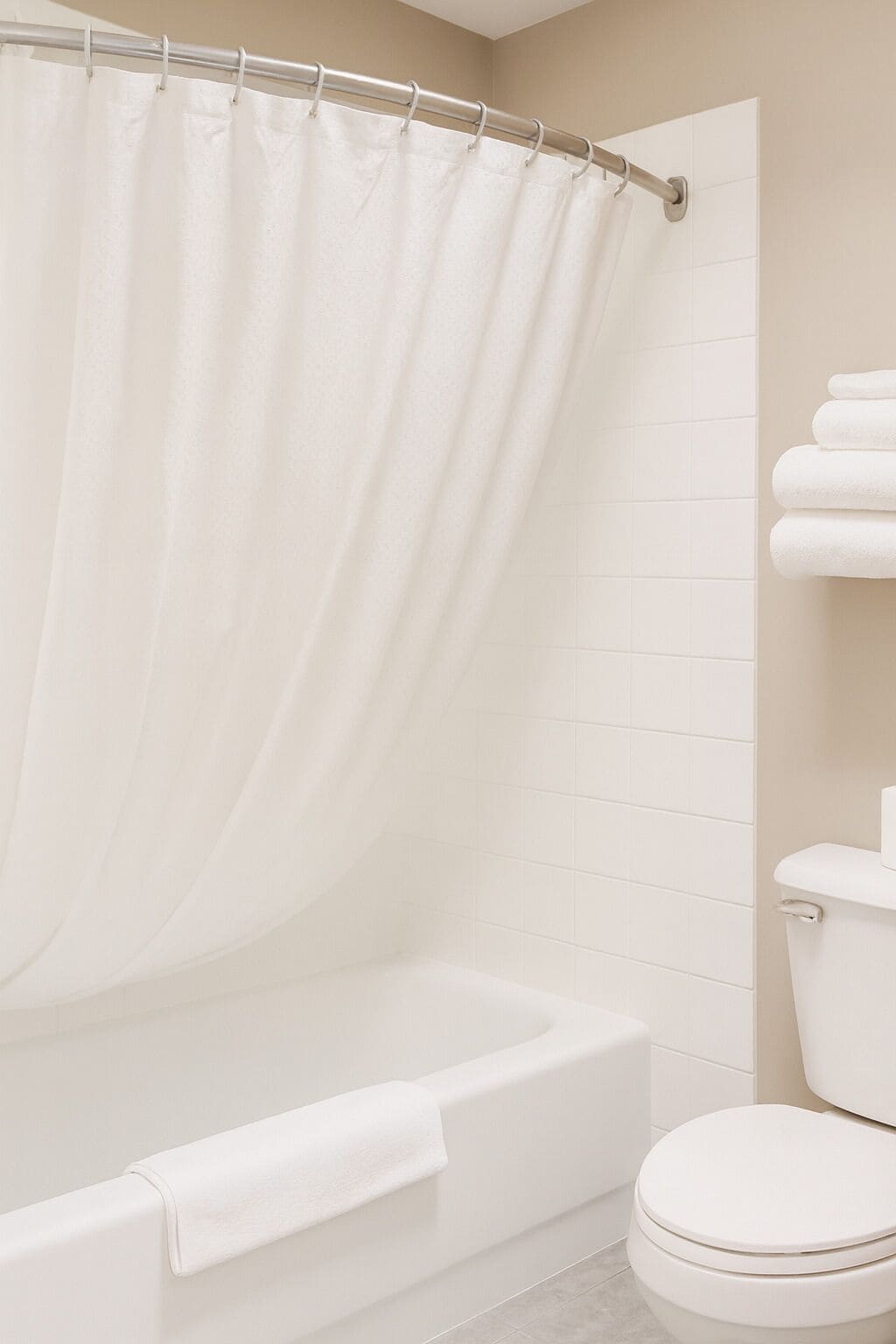 Room, 2 Queen Beds, Accessible, Microwave | Bathroom | Combined shower/tub, free toiletries, hair dryer, towels